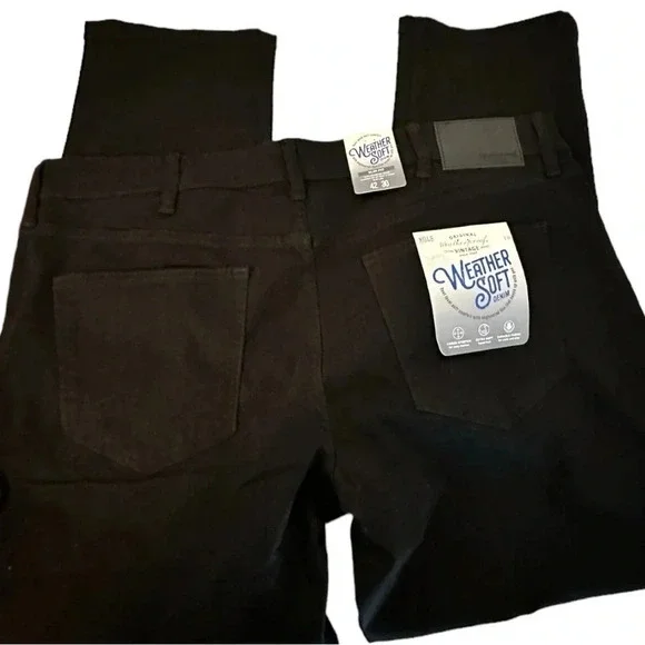 NWT Men’s Denim by Original Weather Proof Vintage Weather Soft Black Jeans - Picture 5 of 10